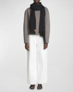 Image 4 of 4: Loewe Lightweight Cashmere Scarf