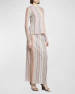 Image 6 of 6: Missoni Stripe Keyhole Sweater