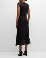 Image 3 of 6: Gabriela Hearst Waldman Crochet Wool Cashmere Dress