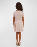 Image 2 of 5: Bardot Junior Girl's Pleated Knitted Mini Dress, Size 4-14