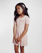 Image 5 of 5: Bardot Junior Girl's Pleated Knitted Mini Dress, Size 4-14