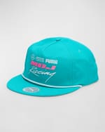 Image 1 of 3: Puma Men's Mercedes-AMG Petronas F1 x Mad Dog Jones Flat-Brim Cap
