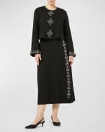 Image 2 of 5: Marina Rinaldi Plus Size Mabel Crystal-Embellished Jacket