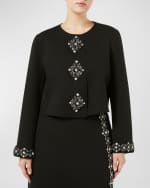 Image 3 of 5: Marina Rinaldi Plus Size Mabel Crystal-Embellished Jacket