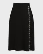 Image 1 of 5: Marina Rinaldi Plus Size Ubaldo Crystal-Embellished Midi Skirt