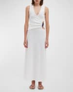 Image 1 of 5: Christopher Esber Moodstone Overlap Maxi Tank Dress