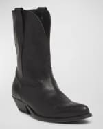 Image 4 of 5: Golden Goose Wish Star Leather Cowboy Boots