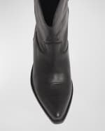 Image 3 of 5: Golden Goose Wish Star Leather Cowboy Boots