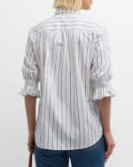 Image 5 of 6: Finley Sirena Striped Cotton Shirt