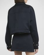 Image 5 of 7: Plan C Zip-Up Cargo Jacket