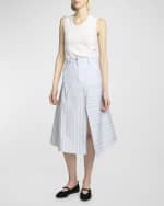 Image 4 of 5: JW Anderson Patchwork Asymmetric Midi Skirt