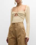 Image 3 of 6: Johanna Ortiz Prayer Rocks Crinkled Bodysuit