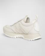 Image 3 of 5: Moncler Pacey Leather Low-Top Sneakers