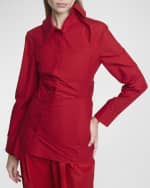 Image 3 of 5: Jacquemus Pablo Twisted Button-Down Shirt