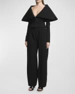 Image 2 of 6: Jacquemus Giacca Structured Cape Jacket
