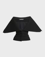 Image 1 of 6: Jacquemus Giacca Structured Cape Jacket