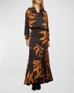 Image 3 of 3: MISA Los Angeles Shelley Drop-Waist Maxi Skirt