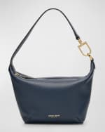 Image 1 of 6: Giorgio Armani La Prima Small Napa Leather Hob Bag