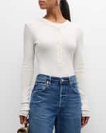 Image 3 of 6: Citizens of Humanity Varra Long-Sleeve Henley Top
