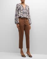 Image 2 of 6: Veronica Beard Solay Long-Sleeve Blouse