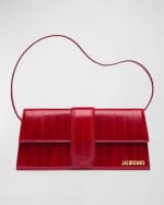 Image 1 of 4: Jacquemus Le Bambino Long Leather Shoulder Bag