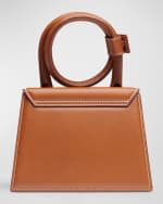 Image 2 of 4: Jacquemus Le Chiquito Noeud Leather Top-Handle Bag