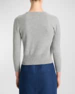 Image 2 of 3: Vince Wool and Cashmere Pearly Button Cardigan