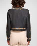 Image 2 of 2: Ramy Brook Mav Floral Embroidered Jacket