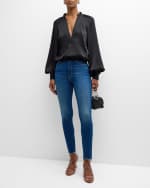 Image 2 of 6: Ramy Brook Nevada Satin Blouse