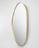 Image 2 of 2: Surya Aamnah 36" Free-Form Wall Mirror, Gold