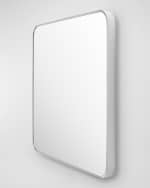Image 2 of 2: Surya Aranya 24" Square Wall Mirror, Silver