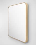 Image 2 of 2: Surya Aranya 24" Square Wall Mirror, Gold