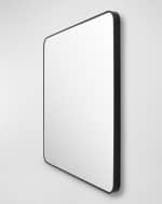 Image 2 of 2: Surya Aranya 32" Square Wall Mirror, Black