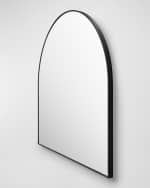 Image 2 of 2: Surya Aranya 36" Wide-Arch Wall Mirror, Black