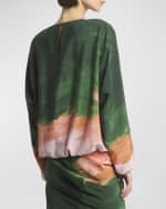 Image 5 of 7: Dries Van Noten Capo Printed Shirt with Elastic Hem