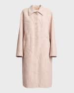 Image 1 of 6: Dries Van Noten Roolsy Jacquard Overcoat