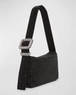 Image 2 of 3: Benedetta Bruzziches Vitty Mignon Mesh Crystal Shoulder Bag