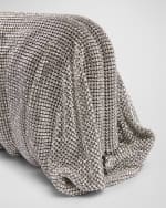 Image 4 of 4: Benedetta Bruzziches Venus La Grande Metallic Crystal Clutch Bag