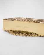 Image 4 of 4: Benedetta Bruzziches Giulietta Degli Spiriti Chain Crystal Top-Handle Bag