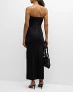 Image 3 of 6: Alice + Olivia Delora Strapless Midi Dress