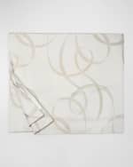 Image 2 of 2: Sferra Caravino King Duvet Cover 106" x 92"