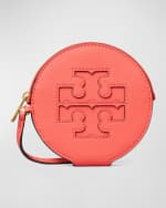 Image 1 of 3: Tory Burch Ella Zip Bio Vegan Leather Card Holder