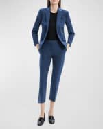 Image 2 of 5: Theory Traceable Wool Slim Blazer Jacket