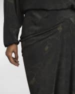 Image 6 of 6: Dries Van Noten Saren Floral-Print Asymmetric Short Skirt