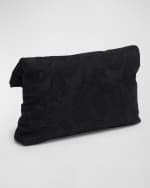Image 4 of 6: Saint Laurent Large YSL Envelope Pouch in Lace Brocade Wool