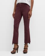 Image 2 of 6: MOTHER The Insider Crop Step Fray Jeans