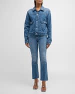 Image 5 of 6: MOTHER The Insider Flood Jeans
