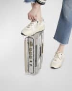 Image 2 of 6: Golden Goose Running Sole Mixed Leather Sneakers