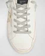 Image 4 of 6: Golden Goose Superstar Glitter Leather Low-Top Sneakers