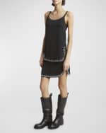 Image 2 of 7: Rabanne Studded Scoop-Neck Tank Top